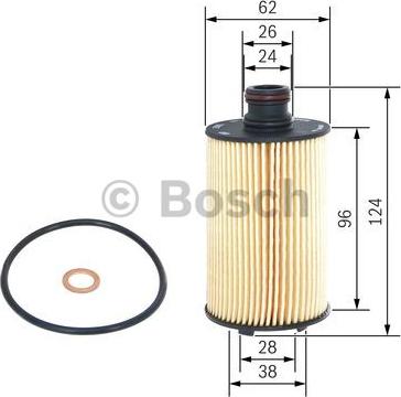 BOSCH F 026 407 154 - Eļļas filtrs autodraugiem.lv