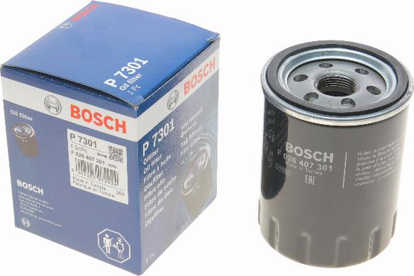 BOSCH F 026 407 301 - Eļļas filtrs autodraugiem.lv