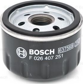 BOSCH F 026 407 251 - Eļļas filtrs autodraugiem.lv