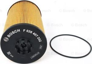 BOSCH F 026 407 252 - Eļļas filtrs autodraugiem.lv