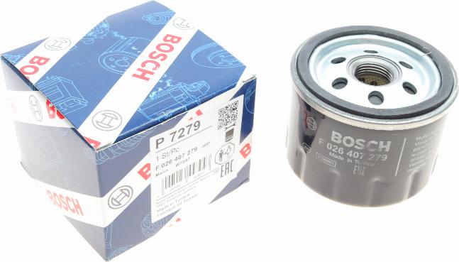 BOSCH F 026 407 279 - Eļļas filtrs autodraugiem.lv