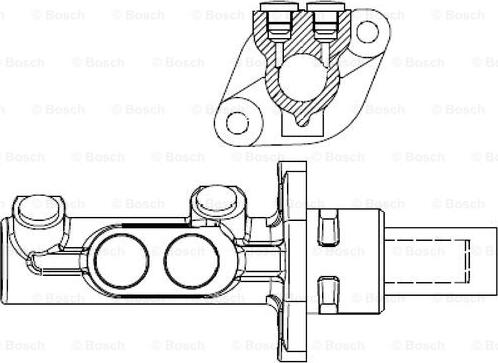 BOSCH F 026 003 943 - Galvenais bremžu cilindrs autodraugiem.lv
