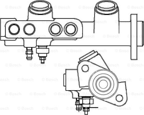 BOSCH F 026 003 014 - Galvenais bremžu cilindrs autodraugiem.lv