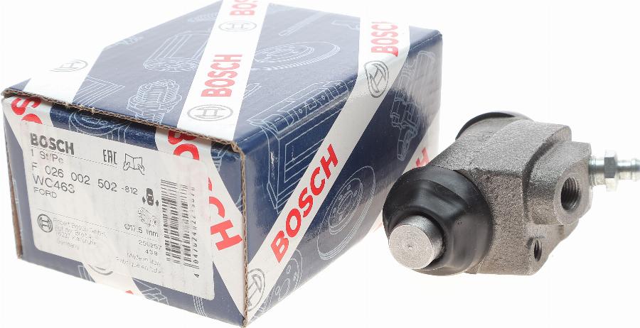 BOSCH F 026 002 502 - Riteņa bremžu cilindrs autodraugiem.lv