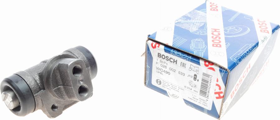 BOSCH F 026 002 533 - Riteņa bremžu cilindrs autodraugiem.lv