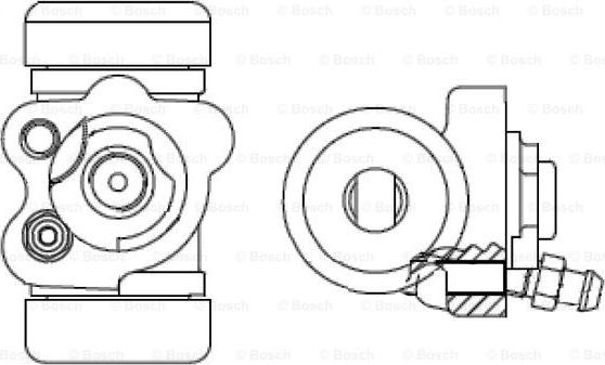BOSCH F 026 002 393 - Riteņa bremžu cilindrs autodraugiem.lv