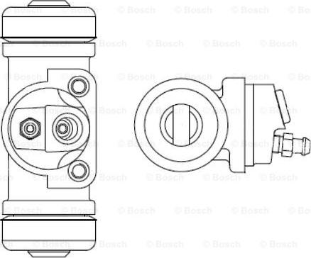 BOSCH F 026 002 392 - Riteņa bremžu cilindrs autodraugiem.lv
