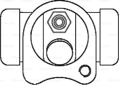 BOSCH F 026 002 346 - Riteņa bremžu cilindrs autodraugiem.lv