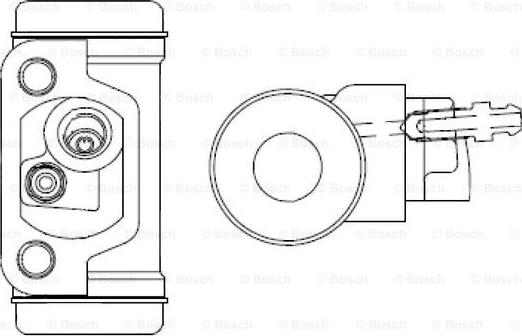 BOSCH F 026 002 357 - Riteņa bremžu cilindra komplekts autodraugiem.lv