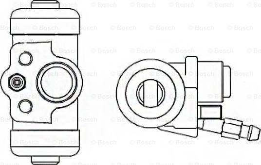 BOSCH F 026 002 360 - Riteņa bremžu cilindrs autodraugiem.lv