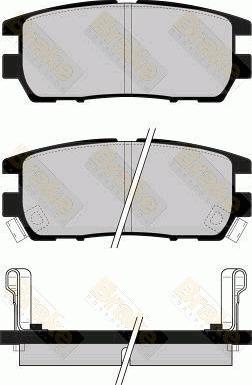 Brake Engineering PA959 - Bremžu uzliku kompl., Disku bremzes autodraugiem.lv