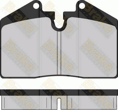 Brake Engineering PA914 - Bremžu uzliku kompl., Disku bremzes autodraugiem.lv