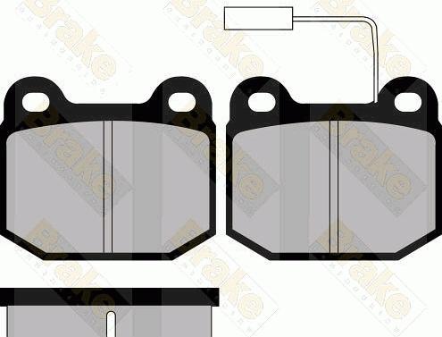 Brake Engineering PA937 - Bremžu uzliku kompl., Disku bremzes autodraugiem.lv