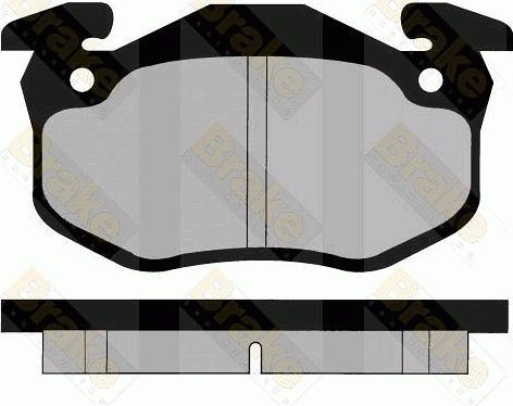 Brake Engineering PA977 - Bremžu uzliku kompl., Disku bremzes autodraugiem.lv