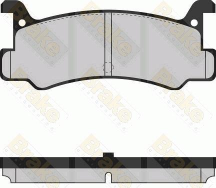 Brake Engineering PA460 - Bremžu uzliku kompl., Disku bremzes autodraugiem.lv