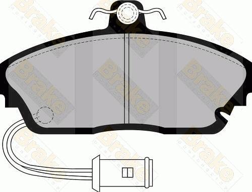 Brake Engineering PA488 - Bremžu uzliku kompl., Disku bremzes autodraugiem.lv