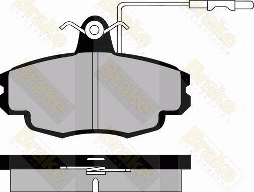 Brake Engineering PA591 - Bremžu uzliku kompl., Disku bremzes autodraugiem.lv