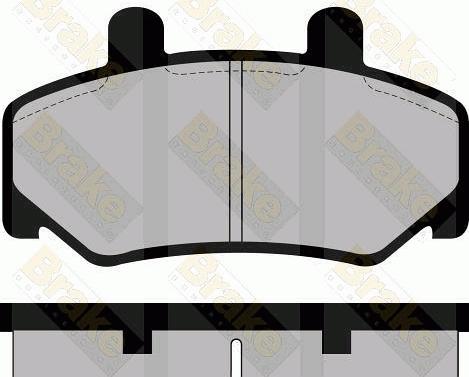 Brake Engineering PA557 - Bremžu uzliku kompl., Disku bremzes autodraugiem.lv