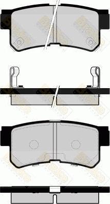 Brake Engineering PA1494 - Bremžu uzliku kompl., Disku bremzes autodraugiem.lv