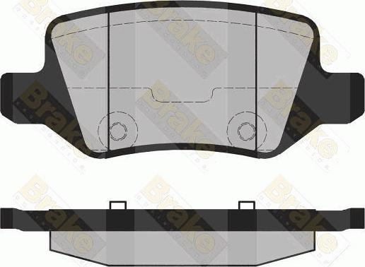 Brake Engineering PA1469 - Bremžu uzliku kompl., Disku bremzes autodraugiem.lv