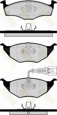 Brake Engineering PA1479 - Bremžu uzliku kompl., Disku bremzes autodraugiem.lv