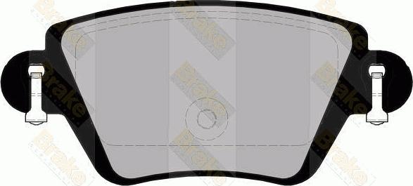 Brake Engineering PA1597 - Bremžu uzliku kompl., Disku bremzes autodraugiem.lv