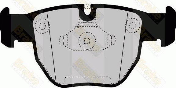 Brake Engineering PA1566 - Bremžu uzliku kompl., Disku bremzes autodraugiem.lv