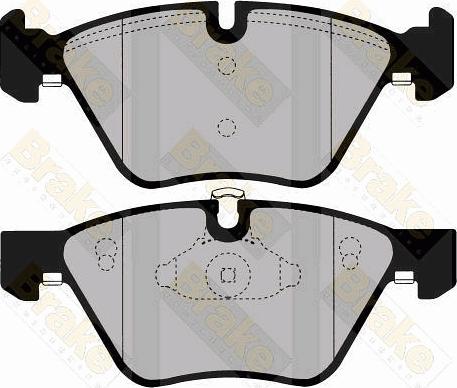 Brake Engineering PA1561 - Bremžu uzliku kompl., Disku bremzes autodraugiem.lv