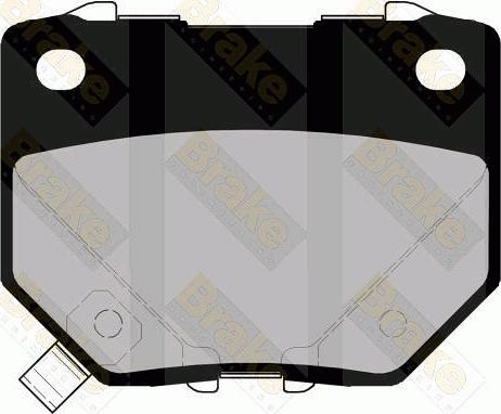 Brake Engineering PA1514 - Bremžu uzliku kompl., Disku bremzes autodraugiem.lv