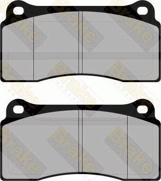 Brake Engineering PA1652 - Bremžu uzliku kompl., Disku bremzes autodraugiem.lv