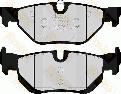 Brake Engineering PA1664 - Bremžu uzliku kompl., Disku bremzes autodraugiem.lv