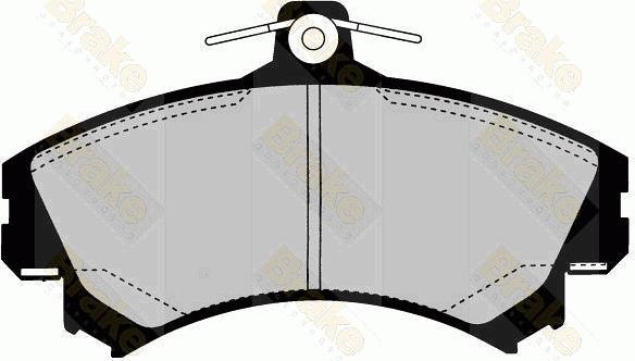 Brake Engineering PA1609 - Bremžu uzliku kompl., Disku bremzes autodraugiem.lv