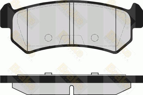 Brake Engineering PA1602 - Bremžu uzliku kompl., Disku bremzes autodraugiem.lv