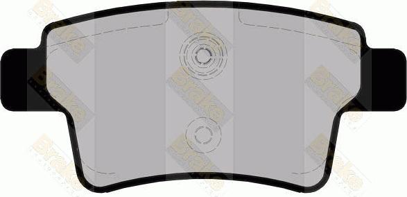 Brake Engineering PA1688 - Bremžu uzliku kompl., Disku bremzes autodraugiem.lv