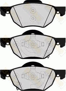 Brake Engineering PA1639 - Bremžu uzliku kompl., Disku bremzes autodraugiem.lv