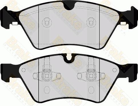 Brake Engineering PA1675 - Bremžu uzliku kompl., Disku bremzes autodraugiem.lv