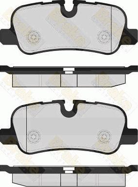 Brake Engineering PA1673 - Bremžu uzliku kompl., Disku bremzes autodraugiem.lv