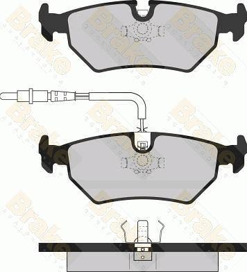 Brake Engineering PA1064 - Bremžu uzliku kompl., Disku bremzes autodraugiem.lv