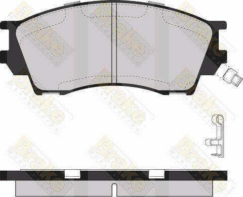 Brake Engineering PA1085 - Bremžu uzliku kompl., Disku bremzes autodraugiem.lv