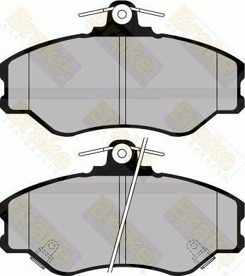 Brake Engineering PA1074 - Bremžu uzliku kompl., Disku bremzes autodraugiem.lv