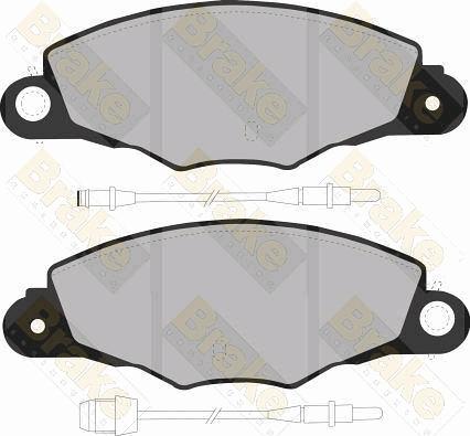 Brake Engineering PA1145 - Bremžu uzliku kompl., Disku bremzes autodraugiem.lv