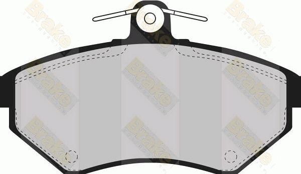 Brake Engineering PA1171 - Bremžu uzliku kompl., Disku bremzes autodraugiem.lv