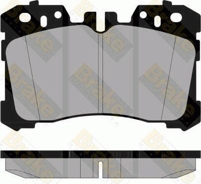 Brake Engineering PA1852 - Bremžu uzliku kompl., Disku bremzes autodraugiem.lv