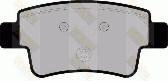 Brake Engineering PA1869 - Bremžu uzliku kompl., Disku bremzes autodraugiem.lv