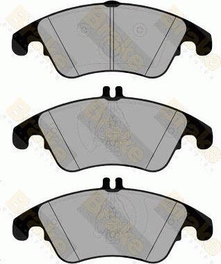 Brake Engineering PA1803 - Bremžu uzliku kompl., Disku bremzes autodraugiem.lv