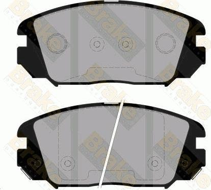 Brake Engineering PA1824 - Bremžu uzliku kompl., Disku bremzes autodraugiem.lv