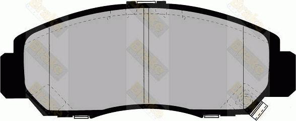 Brake Engineering PA1346 - Bremžu uzliku kompl., Disku bremzes autodraugiem.lv