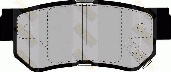 Brake Engineering PA1348 - Bremžu uzliku kompl., Disku bremzes autodraugiem.lv