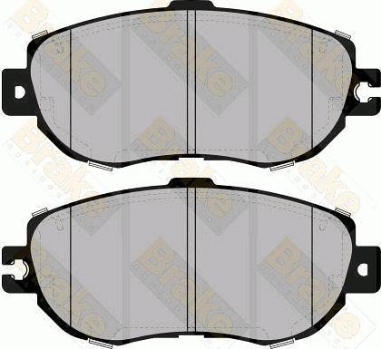 Brake Engineering PA1359 - Bremžu uzliku kompl., Disku bremzes autodraugiem.lv