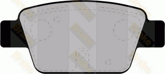 Brake Engineering PA1309 - Bremžu uzliku kompl., Disku bremzes autodraugiem.lv